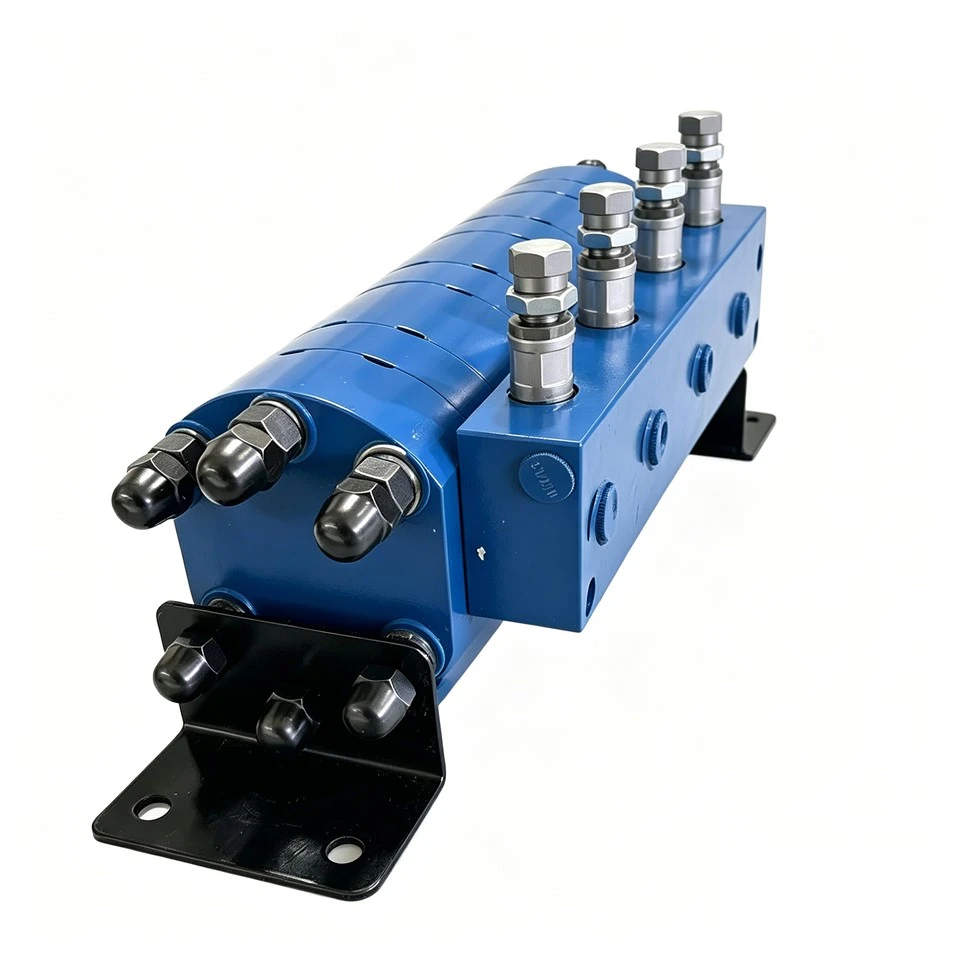 1 Inlet 4 Outlets Gear Type Flow Divider