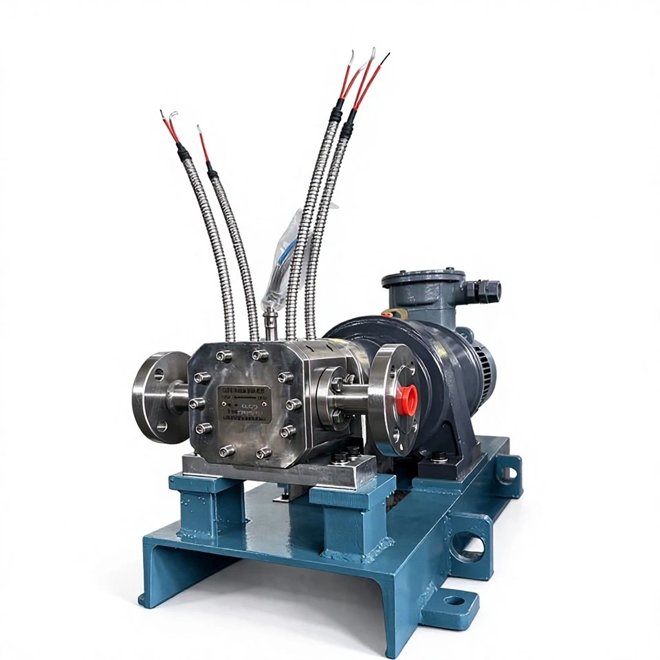 Electrically Heater Gear Metering Pumps
