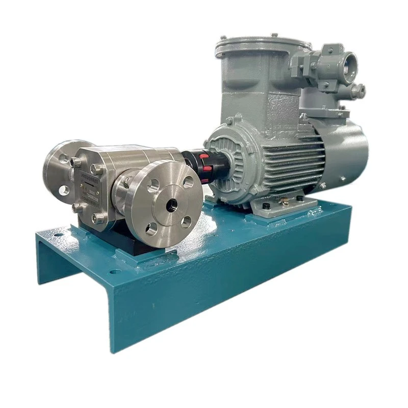 High Temperature Stainless Steel Gear Metering Pump factory