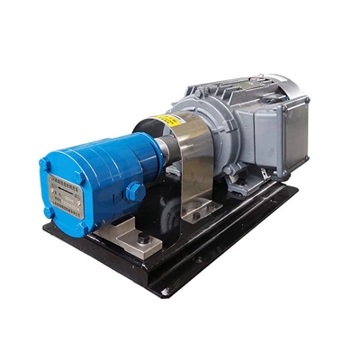 Gear metering pump specifically designed for isocyanates